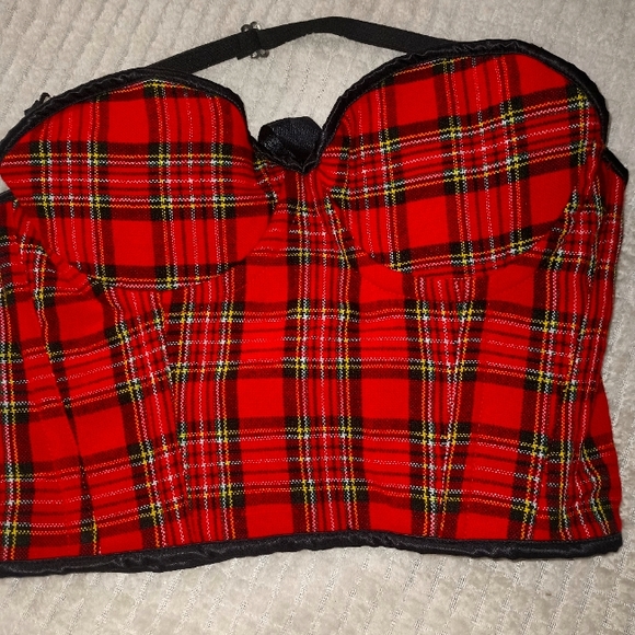 Plaid corset Lavish - Picture 1 of 3